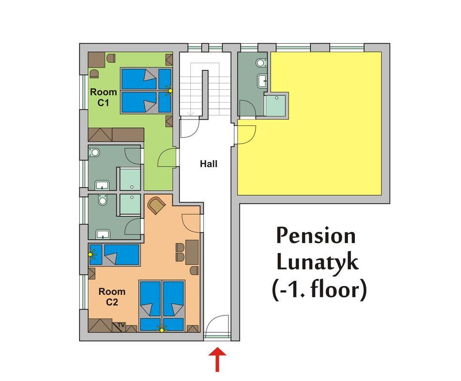 Pension Lunatyk Liptovský Mikuláš Exterior foto